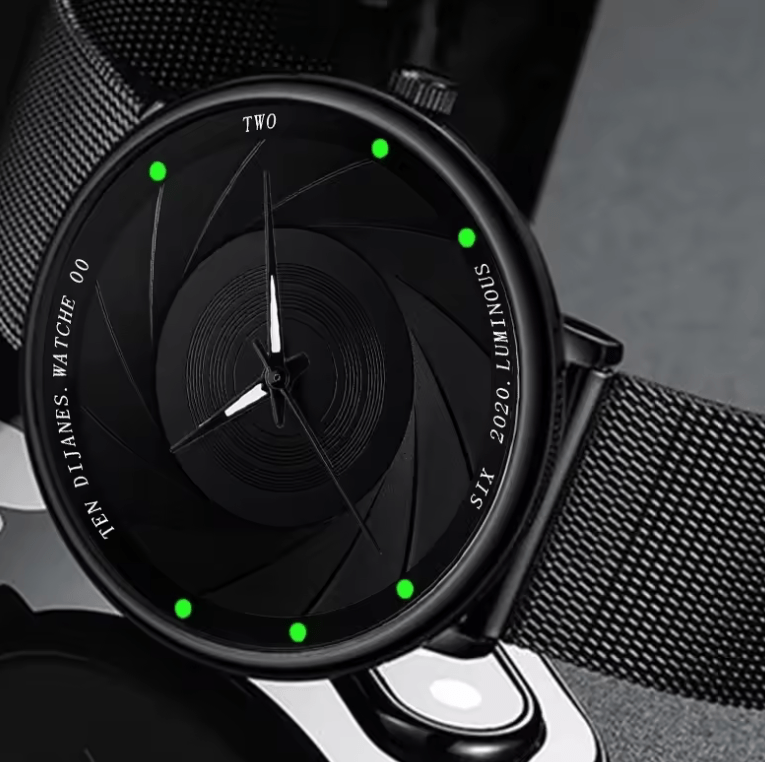 2025 Minimalist Men’s Fashion Watch – Ultra-Thin Stainless Steel Mesh Strap Quartz Wristwatch, Business Casual Style Montre Homme