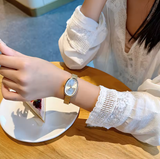 1PC Elegant Women’s Quartz Watch with Gold Bracelet – Vintage Luxury INS Style Fashion Watch – Versatile Timepiece for Ladies