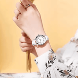 Women’s Candy Color Quartz Watch – Simple Dial, PU Leather Strap – Minimalist Fashion Wristwatch for Girls & Ladies | Reloj de Mujer Montre Femme