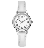 Women’s Candy Color Quartz Watch – Simple Dial, PU Leather Strap – Minimalist Fashion Wristwatch for Girls & Ladies | Reloj de Mujer Montre Femme
