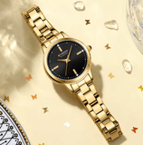 CURREN Women’s Elegant Quartz Watch – Simple Dial Bracelet Wristwatch for Ladies – Fashion Brand Timepiece with Charming Minimalist Design