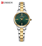 CURREN Women’s Elegant Quartz Watch – Simple Dial Bracelet Wristwatch for Ladies – Fashion Brand Timepiece with Charming Minimalist Design