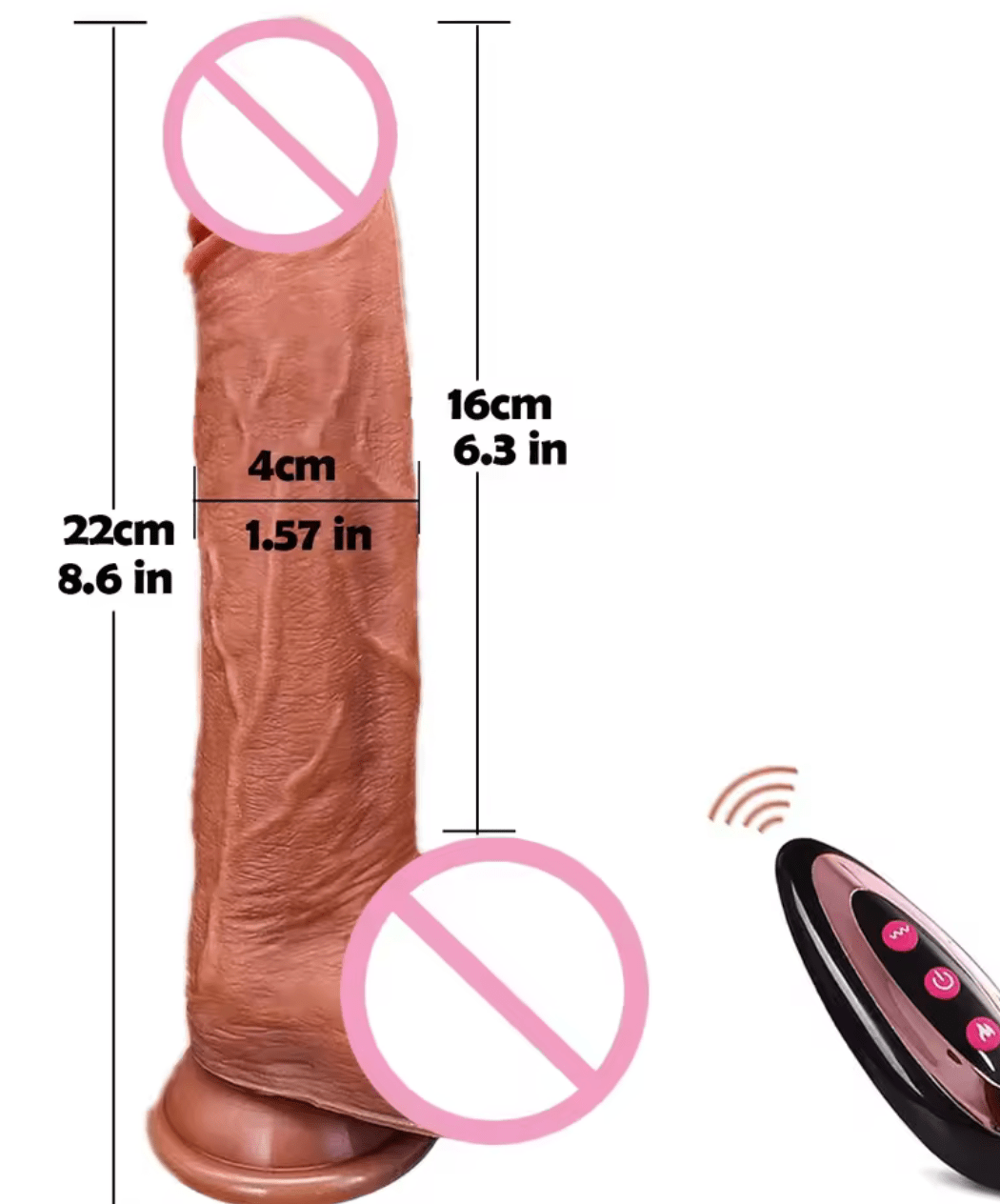 Telescopic Heating Vibrator Dildo – Realistic Big Penis, G-Spot & Anal Stimulation, Vagina Massager, Adult Sex Toy for Women, Rechargeable & Waterproof