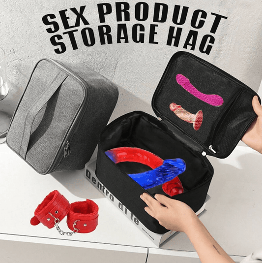 Waterproof Adult Storage Bag – Large Capacity Travel Case for Sex Toys, SM Gear, Dildos | Durable Oxford Fabric with Zipper Closure, Discreet Organizer for Men and Women