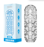 Transparent Male Masturbator Cup – Penis Pump with Sucking Action, Delay Training, Oral Sex Simulation, Adult Sex Toy for Men