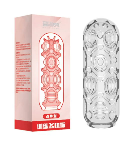 Transparent Male Masturbator Cup – Penis Pump with Sucking Action, Delay Training, Oral Sex Simulation, Adult Sex Toy for Men