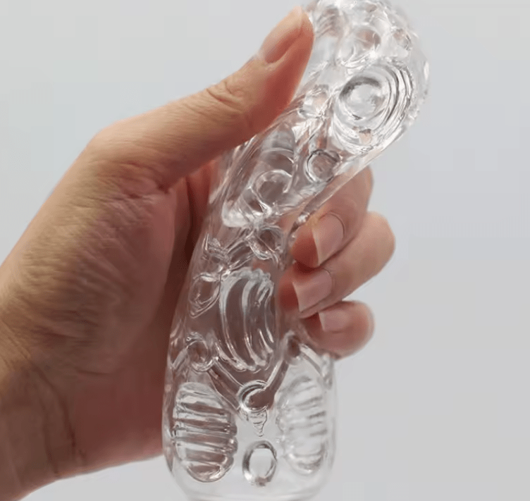 Transparent Male Masturbator Cup – Penis Pump with Sucking Action, Delay Training, Oral Sex Simulation, Adult Sex Toy for Men