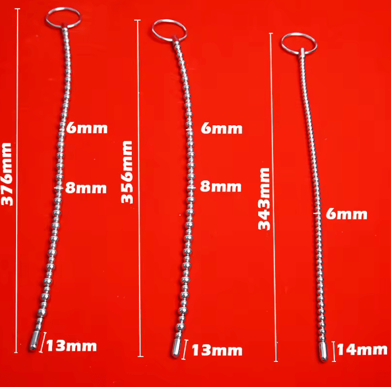 Stainless Steel Urethral Dilator – Metal Penis Plug for Sounding, Urethra Stretching & Masturbation Stimulation, Adult Sex Toy for Men