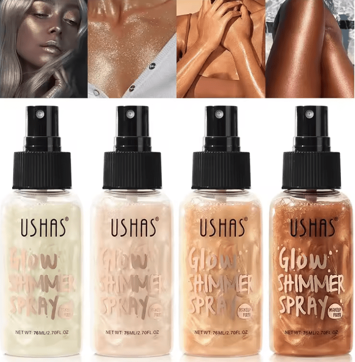 Diamond Liquid Highlighter – Waterproof Glitter Body & Face Bronzer – Long-Lasting High Gloss Glow for Face, Cheeks & Contour – Shimmer Makeup Illuminator for All Skin Tones