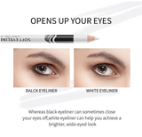 Waterproof White Eyeliner Pencil – Quick-Dry, Long-Lasting, Smudge-Proof Formula – Brightening Eye Liner Pen for Inner Rim & Creative Looks – Professional Makeup Tool for Women