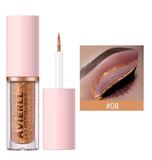 Gold Glitter Liquid Eyeliner Pen – Waterproof, Smudge-Proof, Long-Lasting Formula – Fast-Drying Eye Makeup for Bold, Sparkling Looks – Easy-to-Use Precision Tip