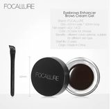 FOCALLURE Eyebrow Cream Gel – Waterproof Long-Lasting Brow Pomade with Brush – Smudge-Proof Eyebrow Enhancer for Women’s Makeup – Wholesale Pack Available