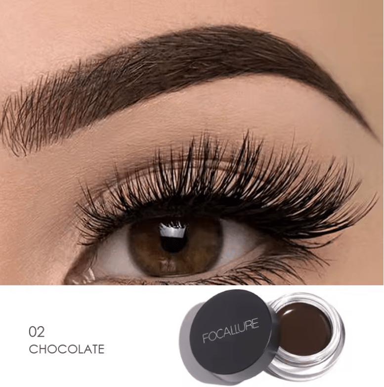 FOCALLURE Eyebrow Cream Gel – Waterproof Long-Lasting Brow Pomade with Brush – Smudge-Proof Eyebrow Enhancer for Women’s Makeup – Wholesale Pack Available