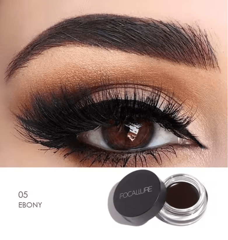 FOCALLURE Eyebrow Cream Gel – Waterproof Long-Lasting Brow Pomade with Brush – Smudge-Proof Eyebrow Enhancer for Women’s Makeup – Wholesale Pack Available