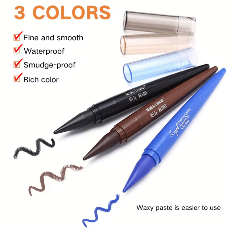Waterproof Liquid Eyeliner Pen – Long-Lasting, Smudge-Proof Formula – Precision Tip for Sharp Lines – High-Quality Professional Eye Makeup for Women