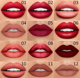 Double-Ended Matte Lipstick & Lip Liner – Waterproof, Long-Lasting Lip Color with Moisturizing Formula – High-Pigment Lipstick Pencil for Smooth, Defined Lips