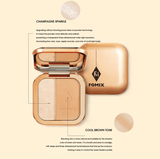 2-in-1 Highlighter & Contour Palette – Dual-Color Face Sculpting Powder for Nose, Cheeks & Jaw – Brightening High Gloss & Shadow Powder for 3D Facelift Effect