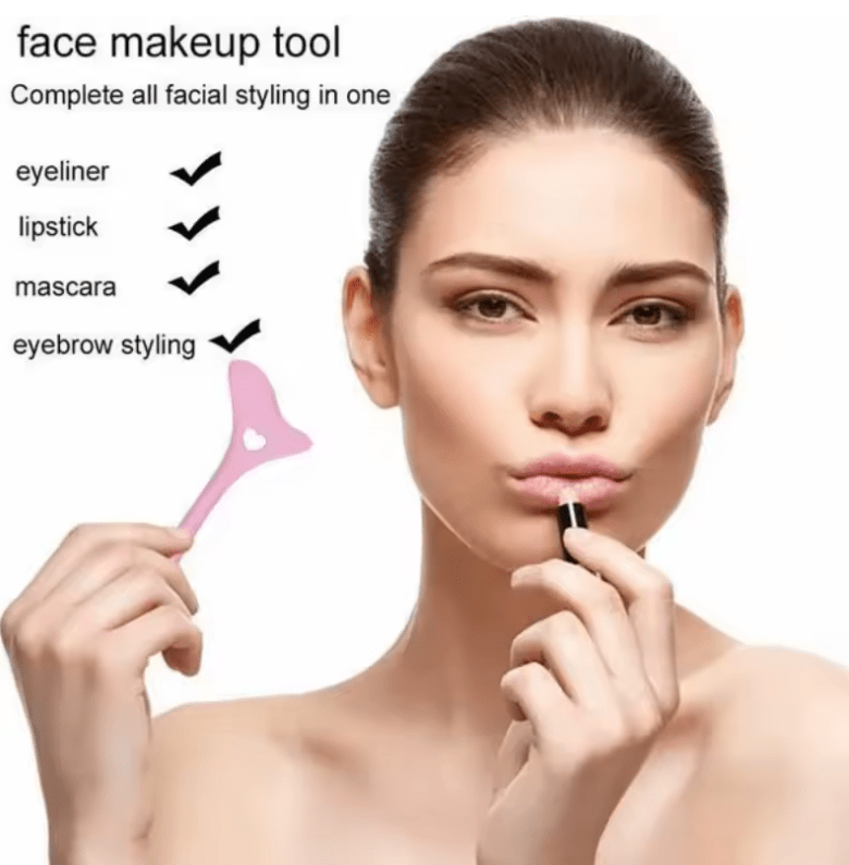 Multifunctional Silicone Eye Makeup Tool – Eyeliner & Mascara Stencil, Eyeshadow Applicator & Brush Holder – Reusable Makeup Aid for Flawless Eye Looks
