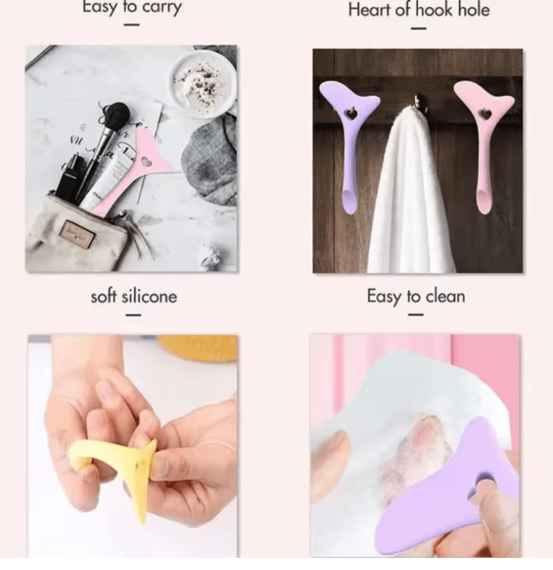 Multifunctional Silicone Eye Makeup Tool – Eyeliner & Mascara Stencil, Eyeshadow Applicator & Brush Holder – Reusable Makeup Aid for Flawless Eye Looks