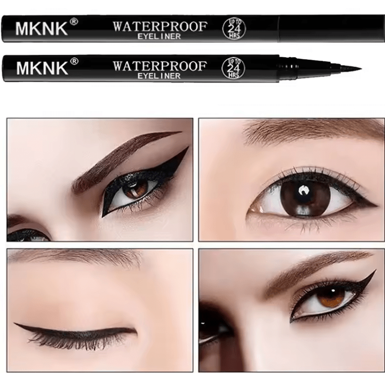 Quick-Dry Waterproof Liquid Eyeliner Pen – Long-Lasting, Smudge-Proof Matte Finish – Smooth Precision Tip Eye Liner for Bold & Defined Eye Makeup