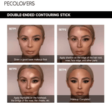 Double-Ended Concealer Stick – Lightweight Cream Concealer for Face – Brighten, Correct & Contour with Easy-Blend Formula for Natural, Flawless Makeup