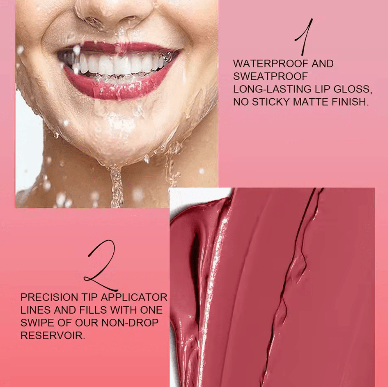 3PCS Matte Nude Liquid Lipstick Set – Velvet Finish, Waterproof & Long-Lasting – Non-Stick, Moisturizing Lip Gloss & Lip Tint Combo for Women’s Daily Makeup