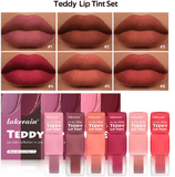 Teddy Lip Tint – Waterproof Matte Liquid Lipstick – Long-Lasting 12H Wear, Kiss-Proof, Smudge-Resistant Lip Stain, Lightweight Formula, 1 Count