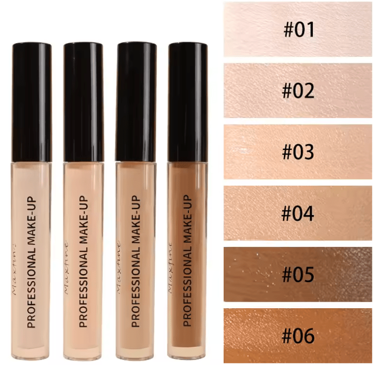 Full-Coverage Liquid Concealer – Matte, Waterproof & Long-Lasting – Oil-Control, Moisturizing Formula for Flawless Face Makeup