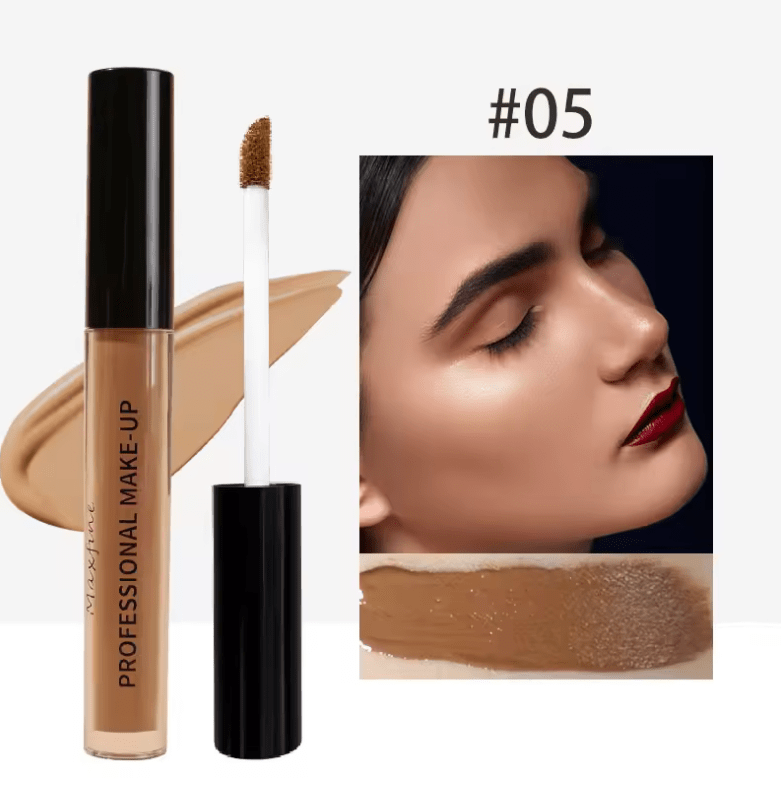 Full-Coverage Liquid Concealer – Matte, Waterproof & Long-Lasting – Oil-Control, Moisturizing Formula for Flawless Face Makeup