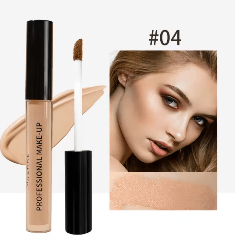 Full-Coverage Liquid Concealer – Matte, Waterproof & Long-Lasting – Oil-Control, Moisturizing Formula for Flawless Face Makeup