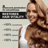 8 Seconds Keratin Hair Mask – Deep Repair & Nourishment for Damaged Hair – Anti-Frizz, Softening & Straightening Treatment with Instant Results