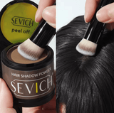 SEVICH Hairline Shadow Powder Kit – 10g Instant Root Touch-Up & Hair Concealer – Fill-In Powder with Brush for Thinning Hair & Hairline Coverage (Black)