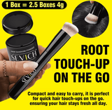 SEVICH Hairline Shadow Powder Kit – 10g Instant Root Touch-Up & Hair Concealer – Fill-In Powder with Brush for Thinning Hair & Hairline Coverage (Black)