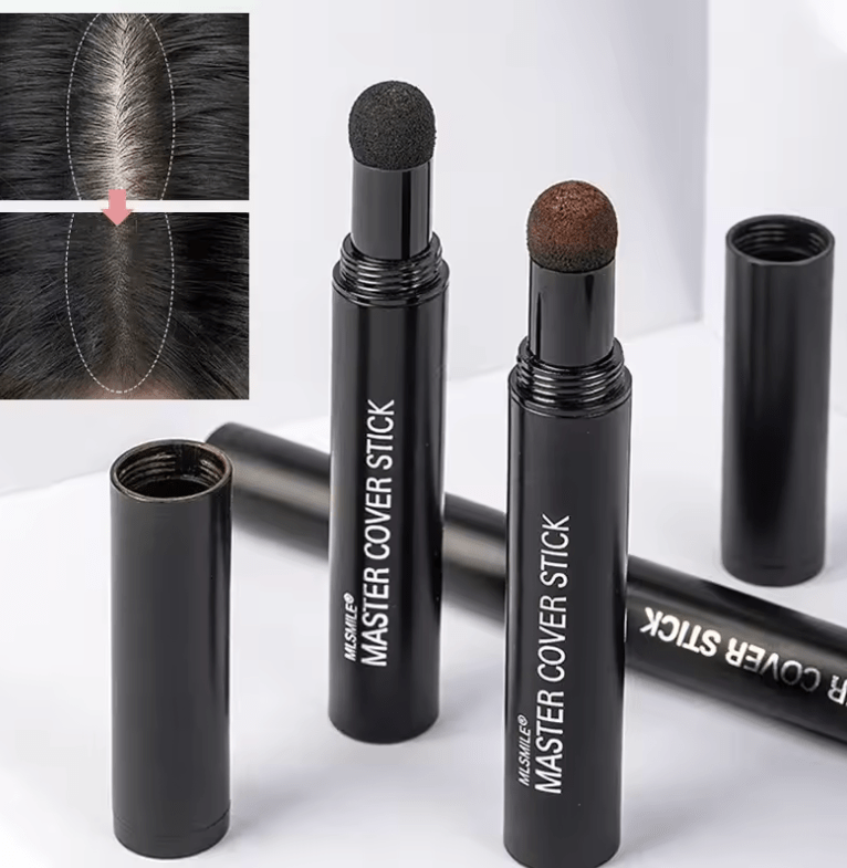Hairline Repair Stick Pen – Instant Root Touch-Up for Thinning Hair & Hairline Coverage – Natural Black Hair Shadow Powder Filler Pen for Men & Women