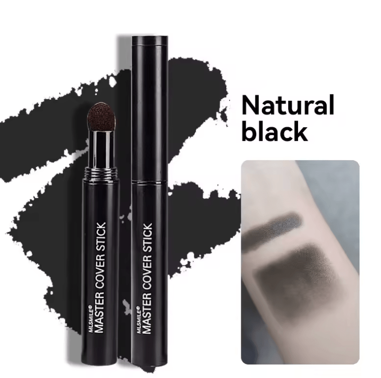 Hairline Repair Stick Pen – Instant Root Touch-Up for Thinning Hair & Hairline Coverage – Natural Black Hair Shadow Powder Filler Pen for Men & Women