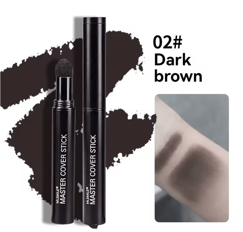 Hairline Repair Stick Pen – Instant Root Touch-Up for Thinning Hair & Hairline Coverage – Natural Black Hair Shadow Powder Filler Pen for Men & Women