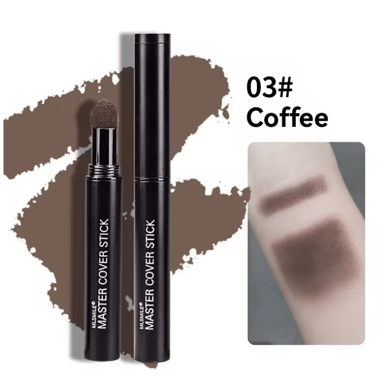 Hairline Repair Stick Pen – Instant Root Touch-Up for Thinning Hair & Hairline Coverage – Natural Black Hair Shadow Powder Filler Pen for Men & Women