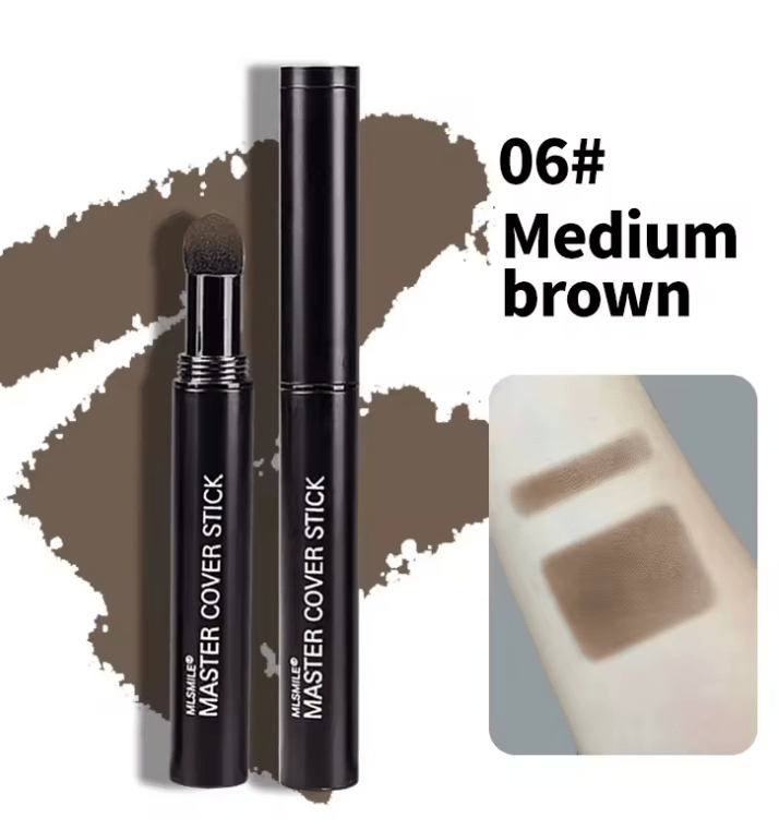 Hairline Repair Stick Pen – Instant Root Touch-Up for Thinning Hair & Hairline Coverage – Natural Black Hair Shadow Powder Filler Pen for Men & Women