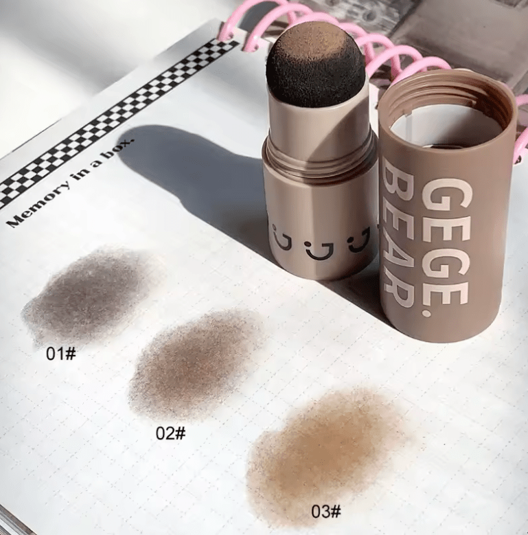 Waterproof Hairline Fluffy Powder Pen – Root Touch-Up & Hair Concealer for Thinning Hair – Portable Hairline Filler & Shadow Coloring Tool