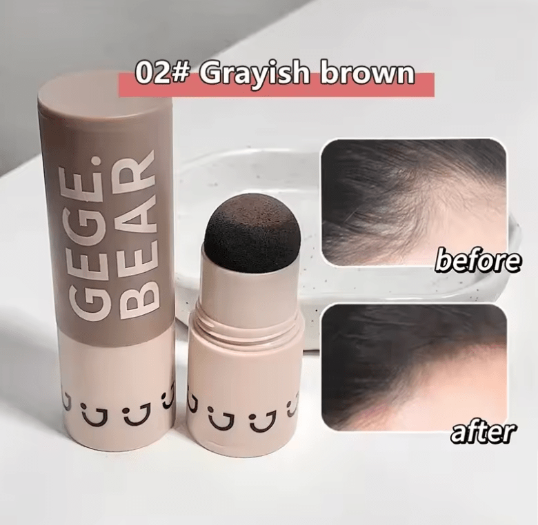 Waterproof Hairline Fluffy Powder Pen – Root Touch-Up & Hair Concealer for Thinning Hair – Portable Hairline Filler & Shadow Coloring Tool
