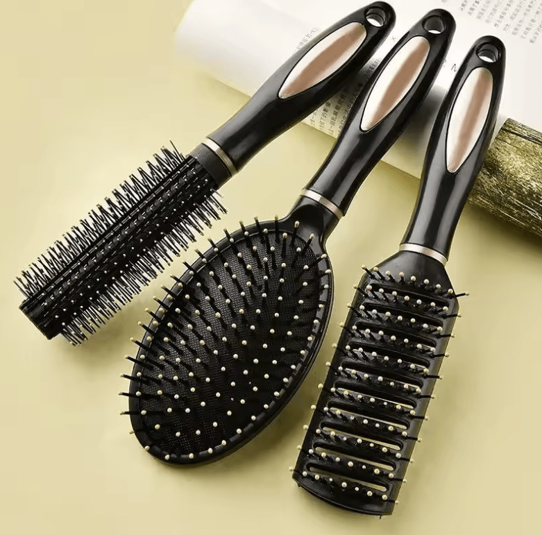Anti-Static Air Cushion Hair Brush – Scalp Massage Comb for Curly & Straight Hair – Anti-Frizz Detangler with Soft Bristles for Daily Hair Care & SPA Use
