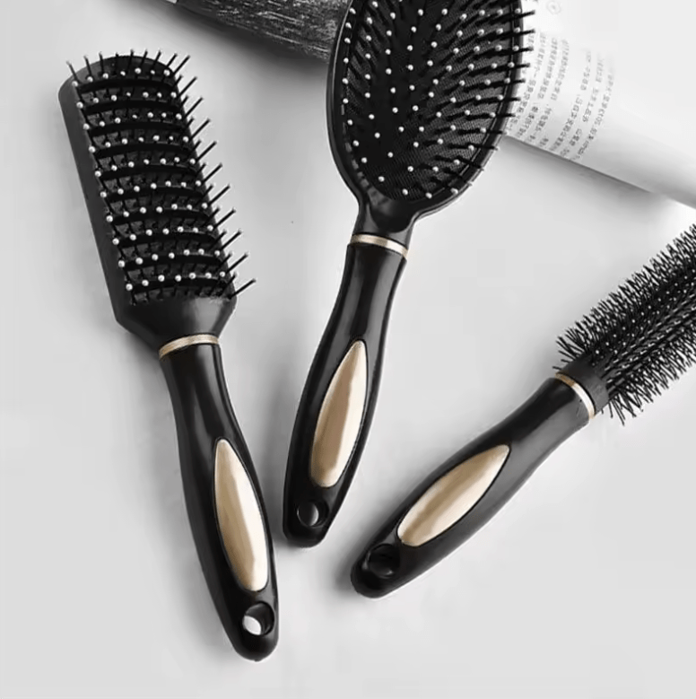 Anti-Static Air Cushion Hair Brush – Scalp Massage Comb for Curly & Straight Hair – Anti-Frizz Detangler with Soft Bristles for Daily Hair Care & SPA Use