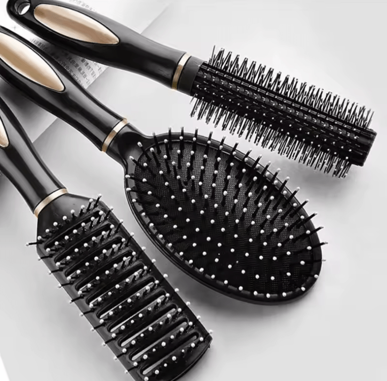 Anti-Static Air Cushion Hair Brush – Scalp Massage Comb for Curly & Straight Hair – Anti-Frizz Detangler with Soft Bristles for Daily Hair Care & SPA Use