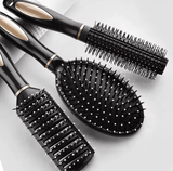 Anti-Static Air Cushion Hair Brush – Scalp Massage Comb for Curly & Straight Hair – Anti-Frizz Detangler with Soft Bristles for Daily Hair Care & SPA Use