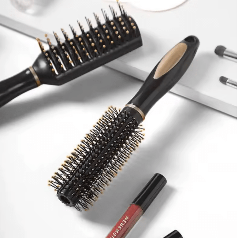 Anti-Static Air Cushion Hair Brush – Scalp Massage Comb for Curly & Straight Hair – Anti-Frizz Detangler with Soft Bristles for Daily Hair Care & SPA Use