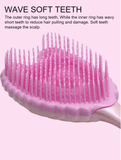 Mini Angel Detangling Hair Brush – Professional Anti-Static Tangle-Free Comb for Women – Scalp Massage Hairbrush for Salon & Home Hair Care