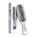 Electroplating Massage Comb – Dual-Use Wet & Dry Scalp Cleaning Comb for Home & Travel – Portable Hair Care Brush with Premium Texture