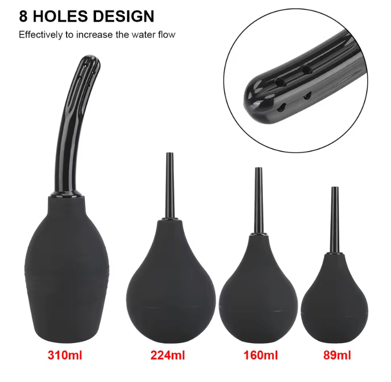 Anal & Vaginal Douche Enema Cleaner – Reusable Nozzle Pump for Intimate Hygiene – Medical-Grade Personal Cleaning Kit for Men & Women