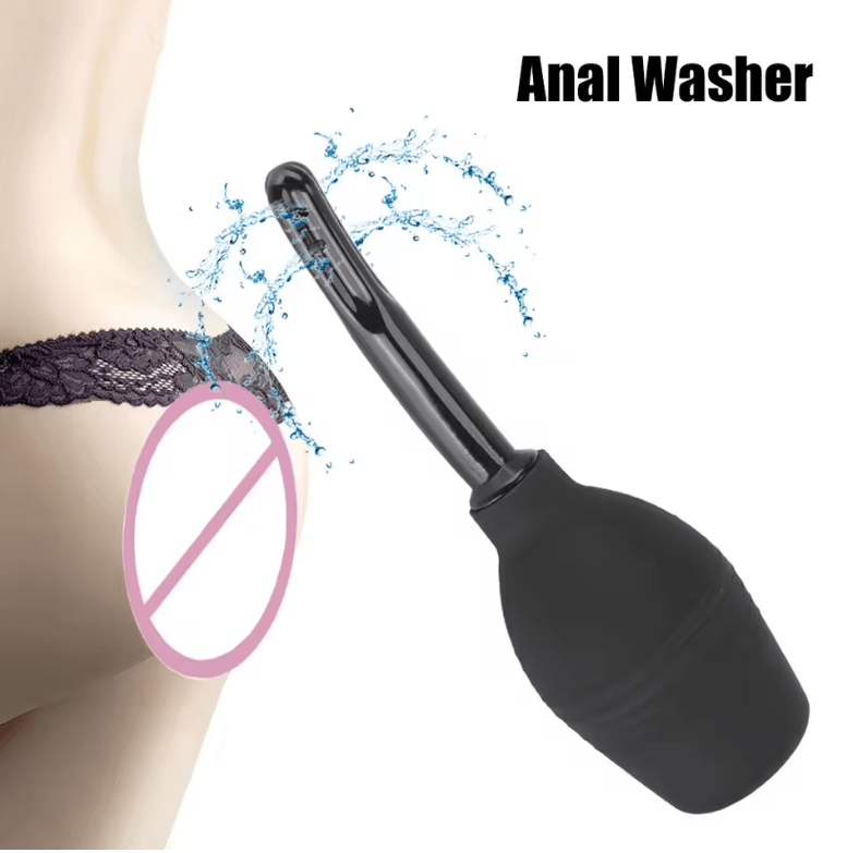 Anal & Vaginal Douche Enema Cleaner – Reusable Nozzle Pump for Intimate Hygiene – Medical-Grade Personal Cleaning Kit for Men & Women