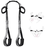 Adjustable BDSM Bondage Restraint Kit – Soft Handcuffs, Ankle Cuffs & Bed Straps – SM Harness Set for Couples Role Play